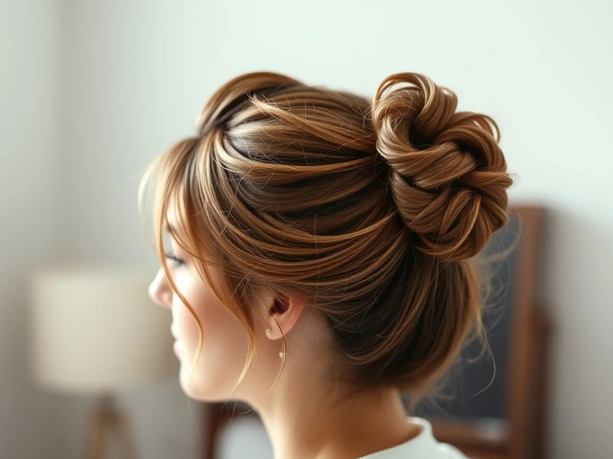 Messy Bun Styling - bridesmaid hairstyles ideas