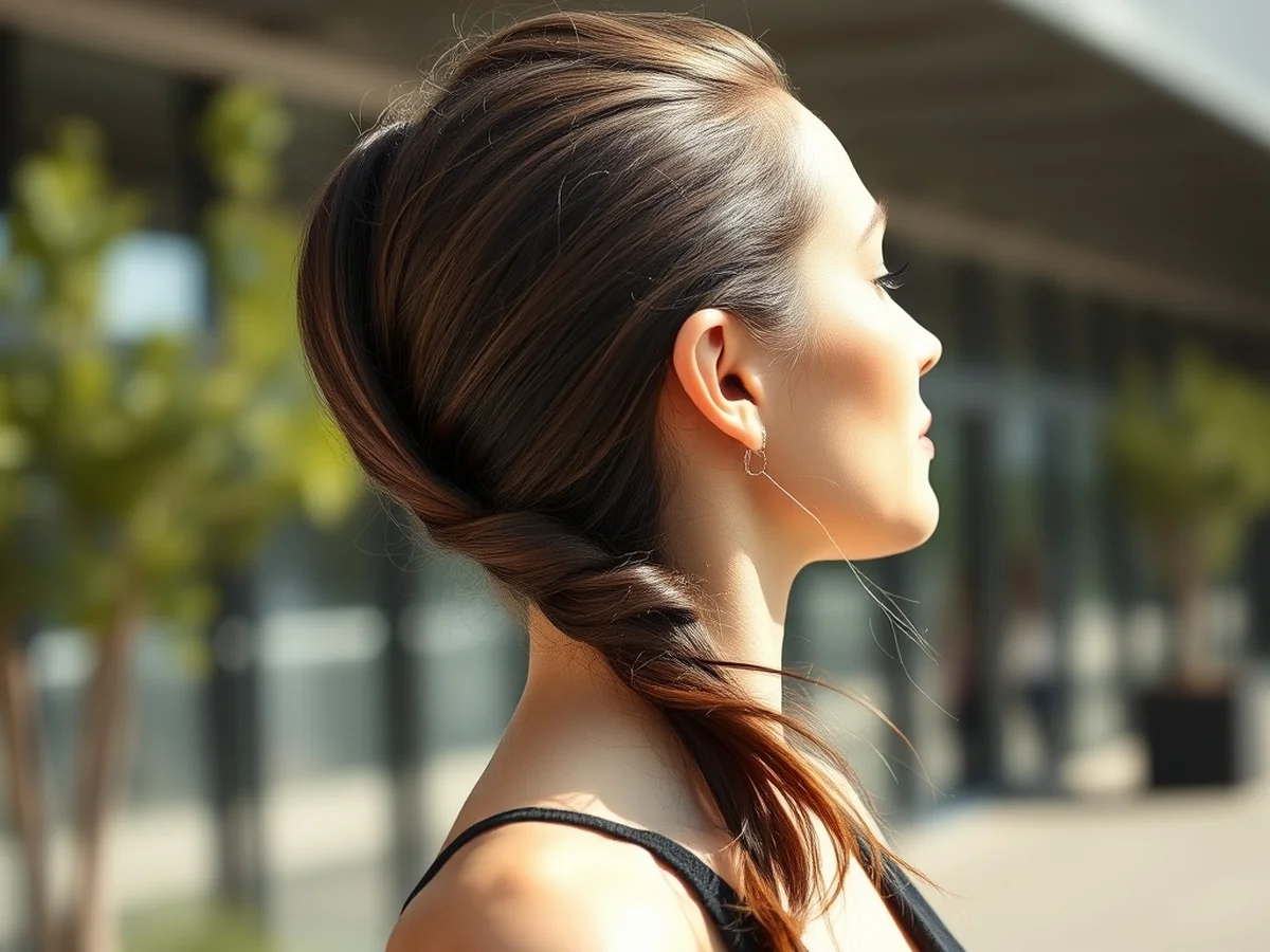 Slicked Back Style - bridesmaid hairstyles ideas