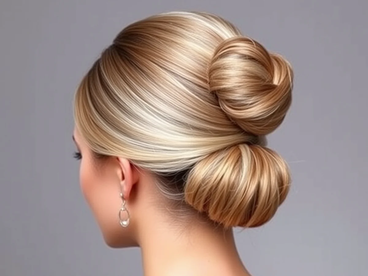 Sleek High Bun - bridesmaid hairstyles