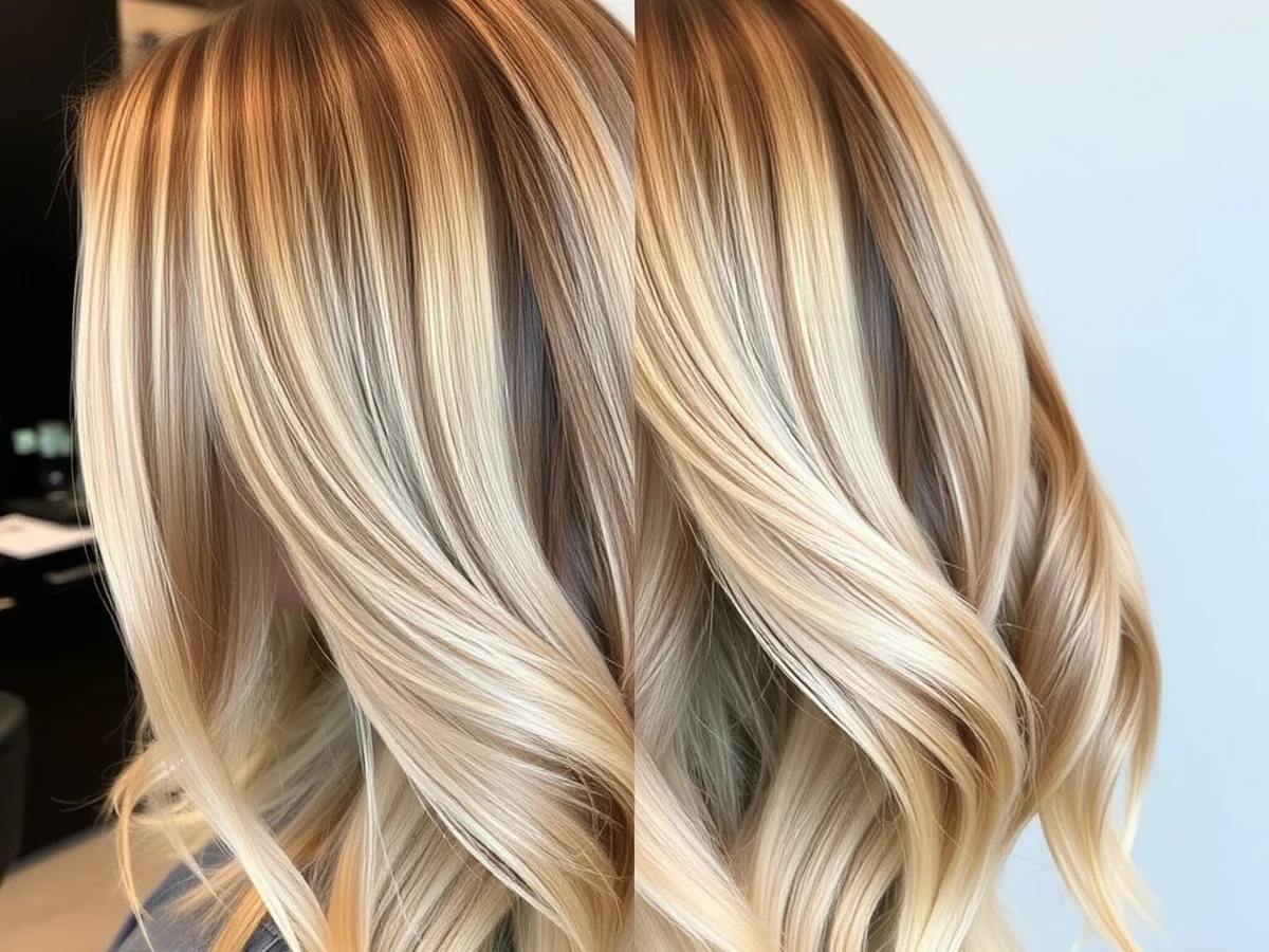 Caramel blonde balayage - caramel balayage hair color