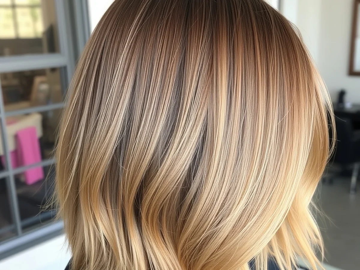 Caramel on light brown - caramel balayage hair color
