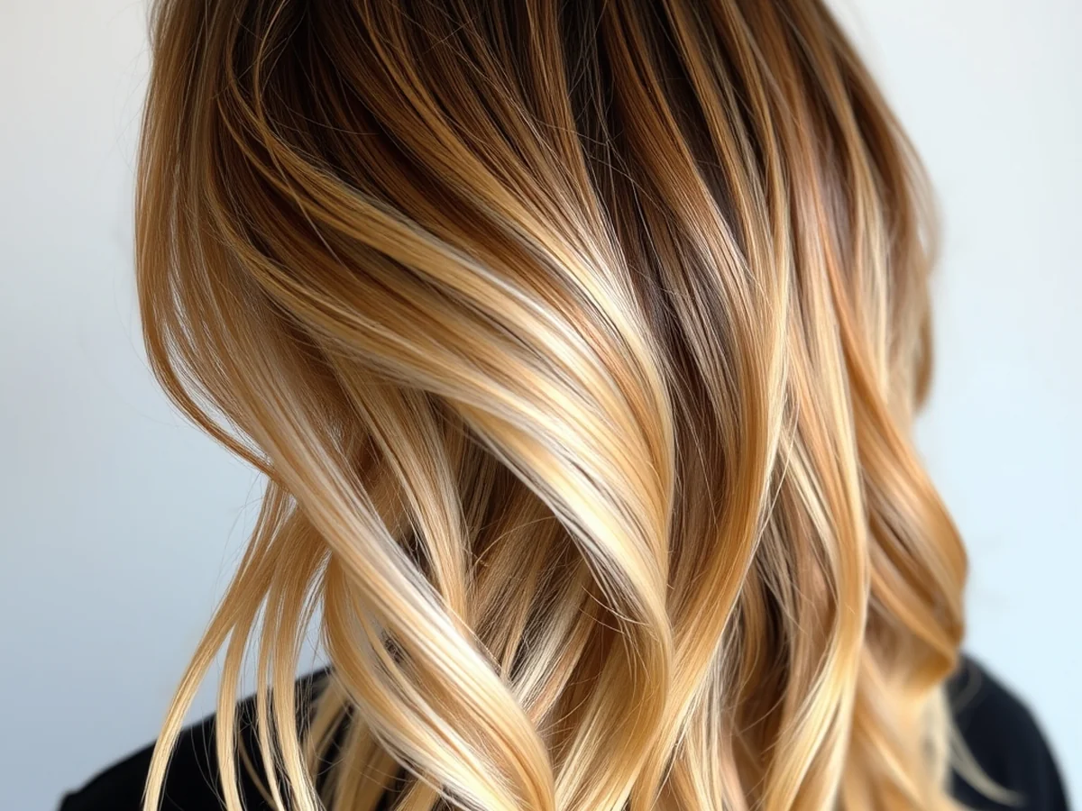 Soft caramel balayage - caramel balayage hair color