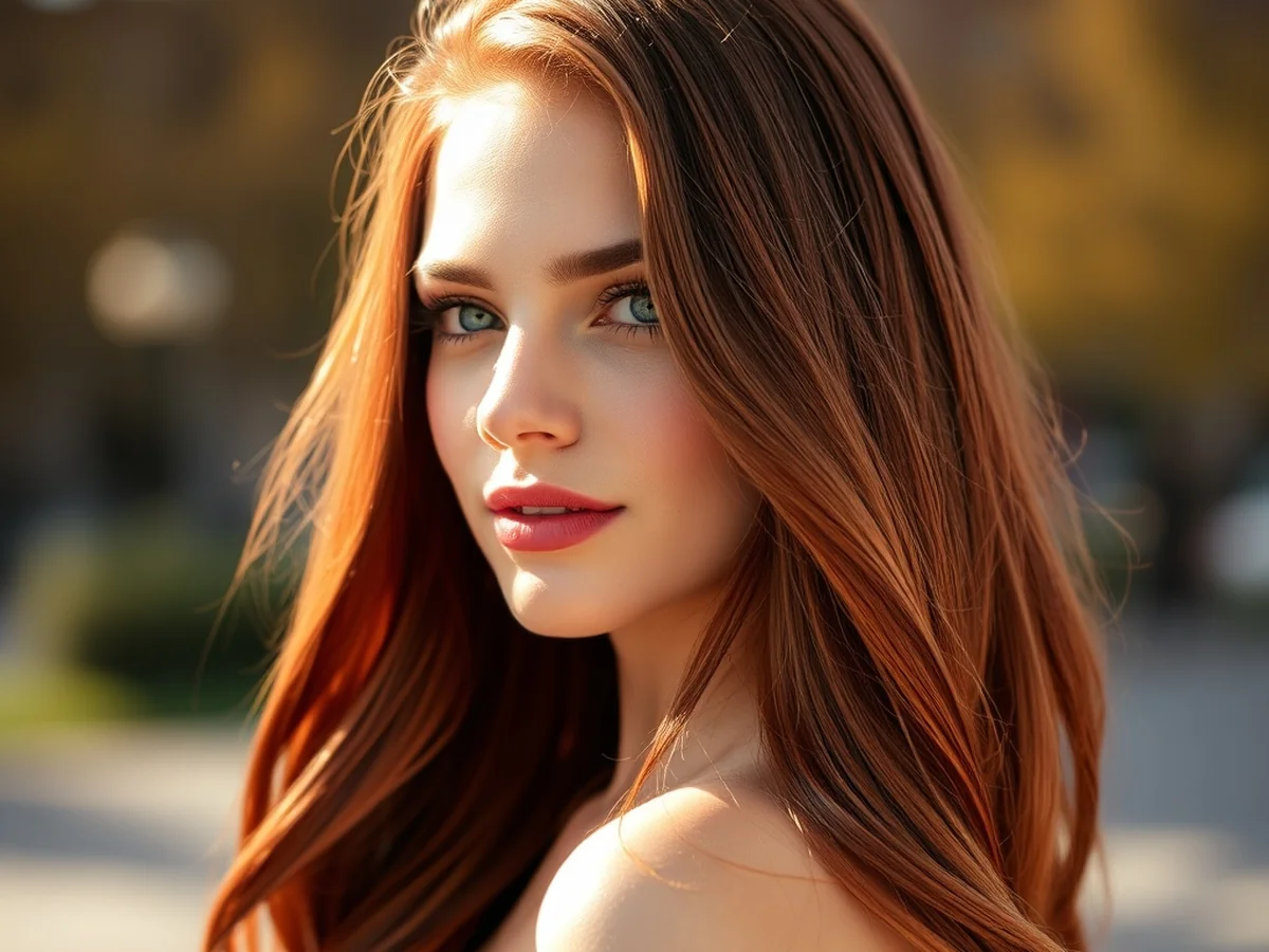 Chestnut With Auburn - chestnut hair color