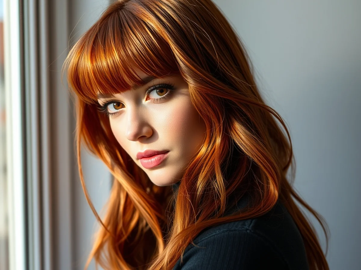 Chestnut With Copper - chestnut hair color