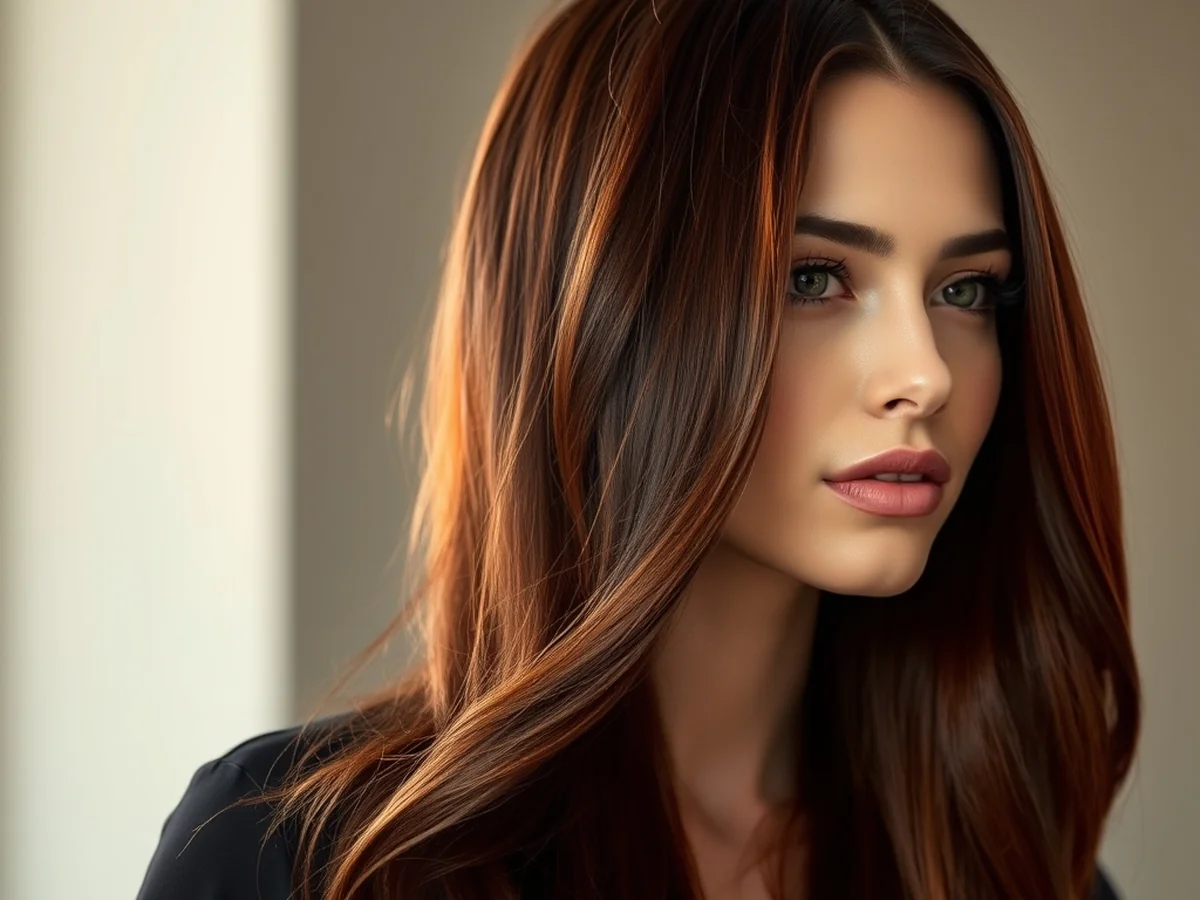 Rich Chestnut Brunette - chestnut hair color