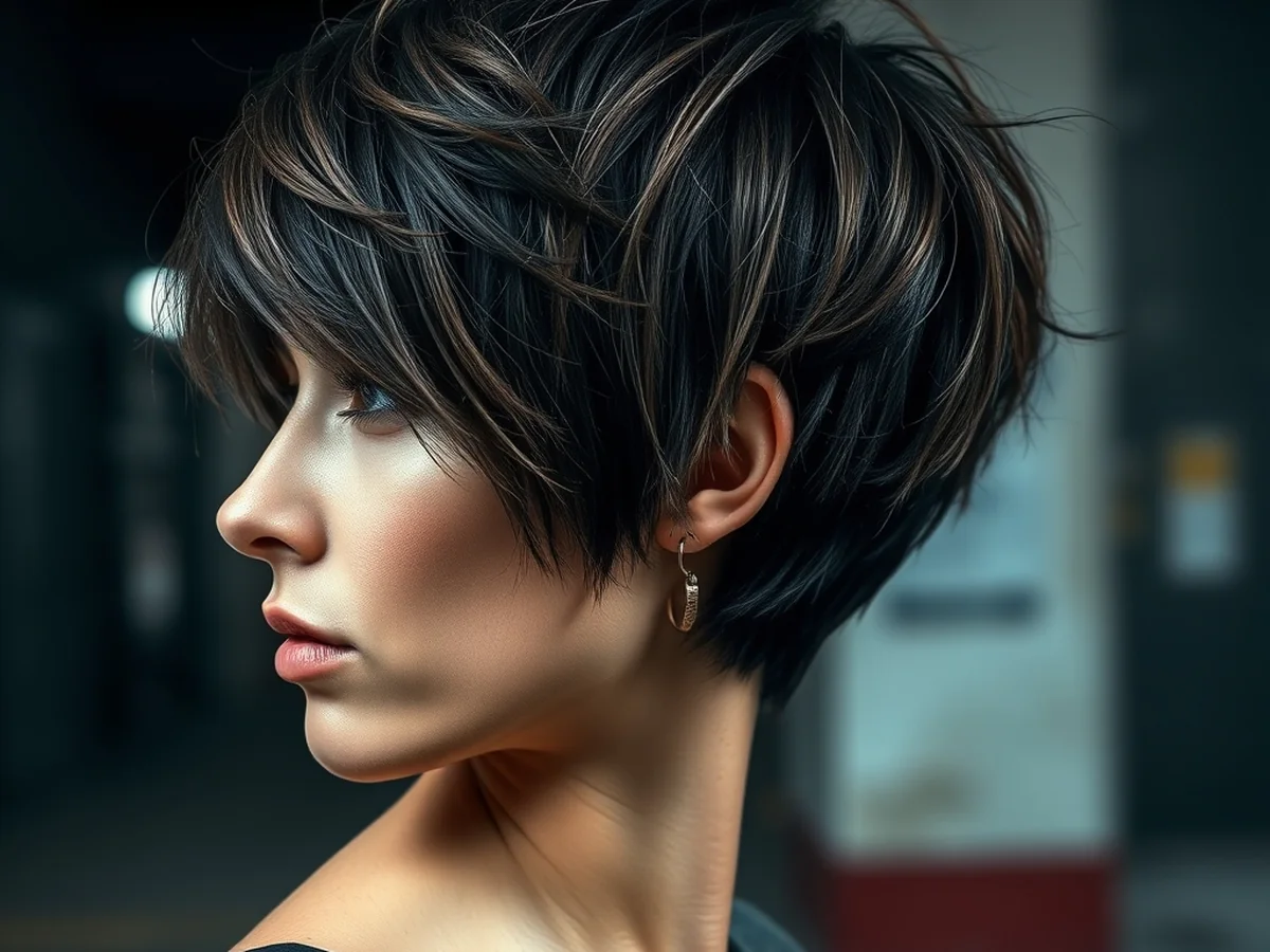 Choppy Pixie Cut - chic short hairstyles