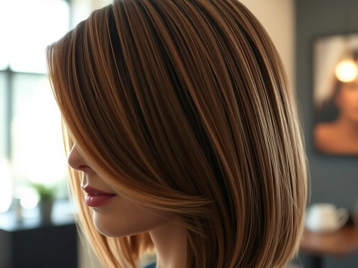 Side Part Bob - chic short hairstyles
