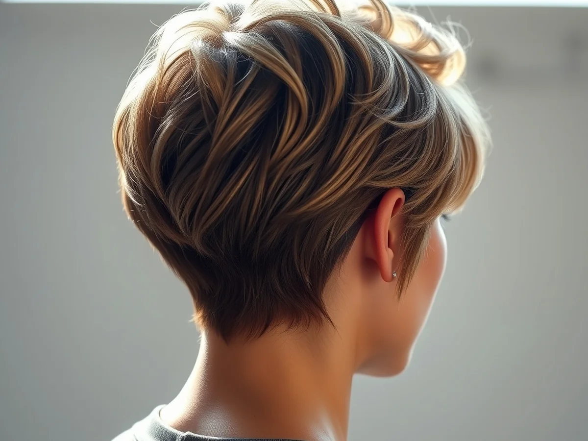 Soft Layered Pixie - chic short hairstyles