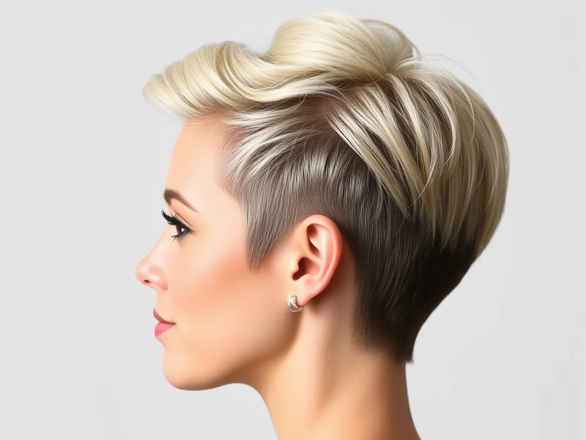 Tapered Back Pixie - chic short hairstyles