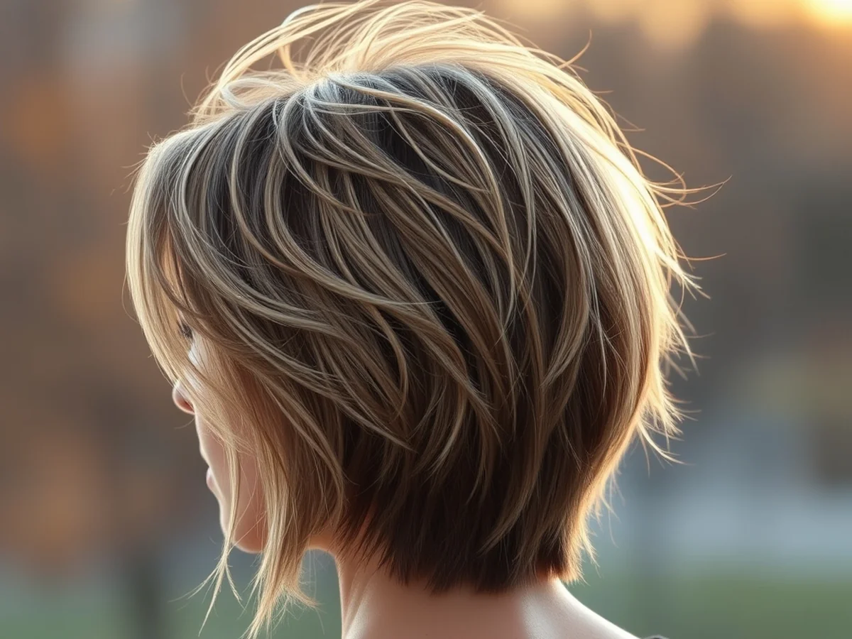 Textured Wolf Cut - chic short hairstyles