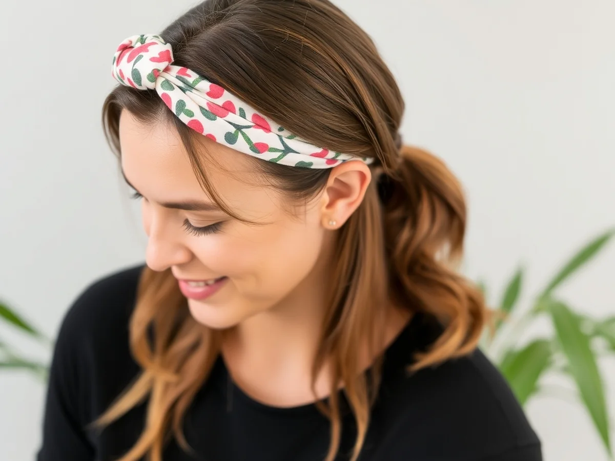Double Headband Knot - double headband hairstyles