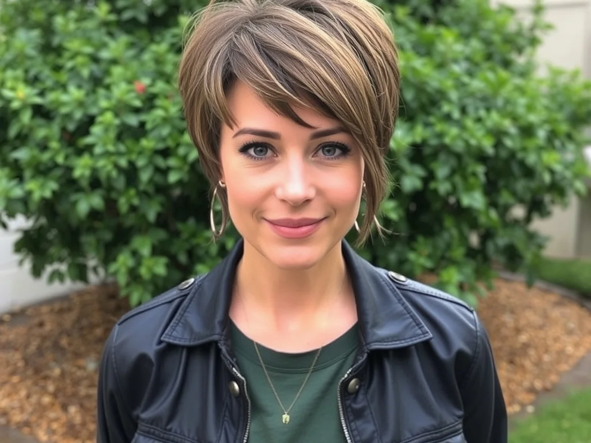 Short Hair Look - double headband hairstyles