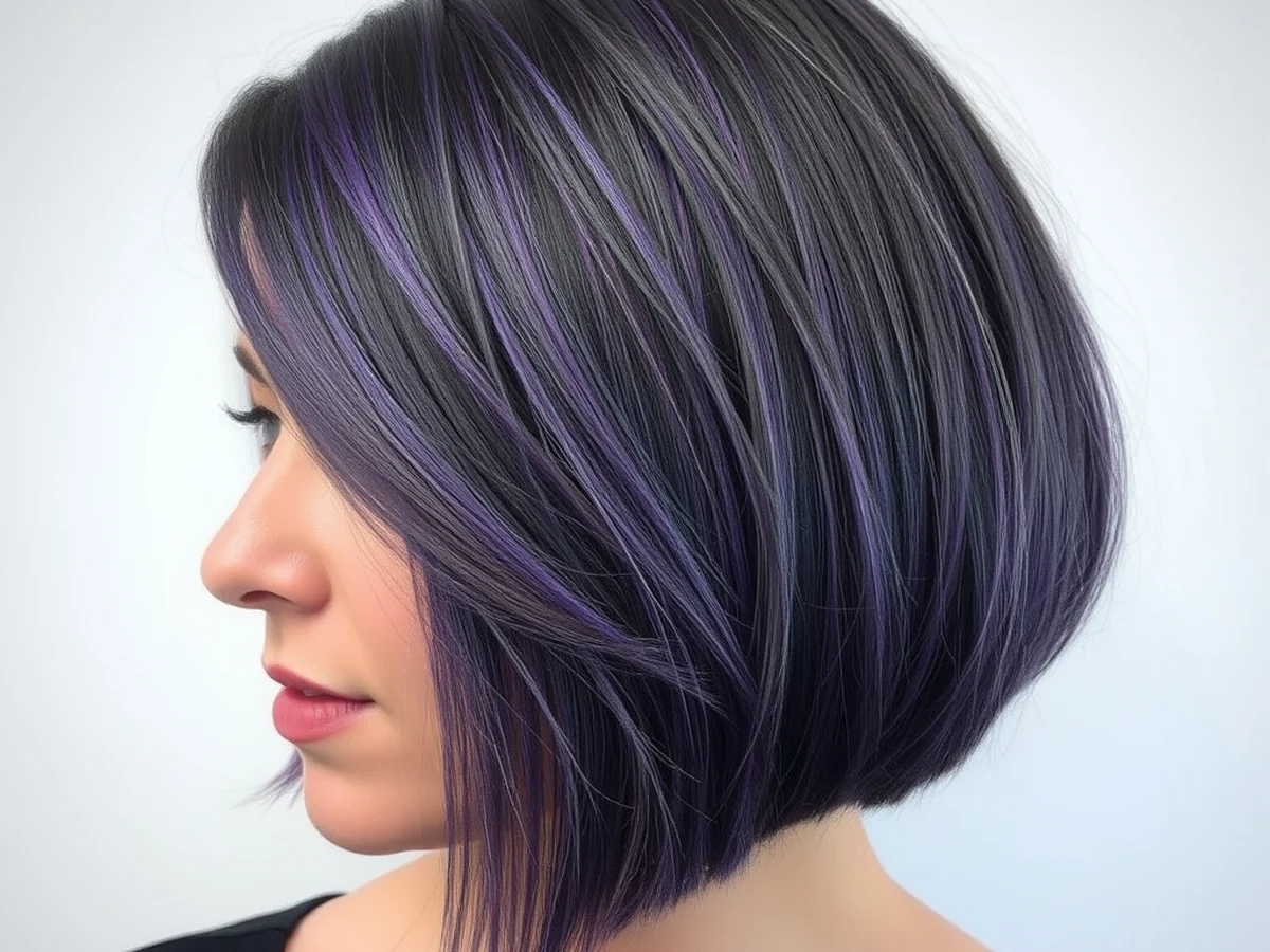 Textured Bob Look - double headband hairstyles