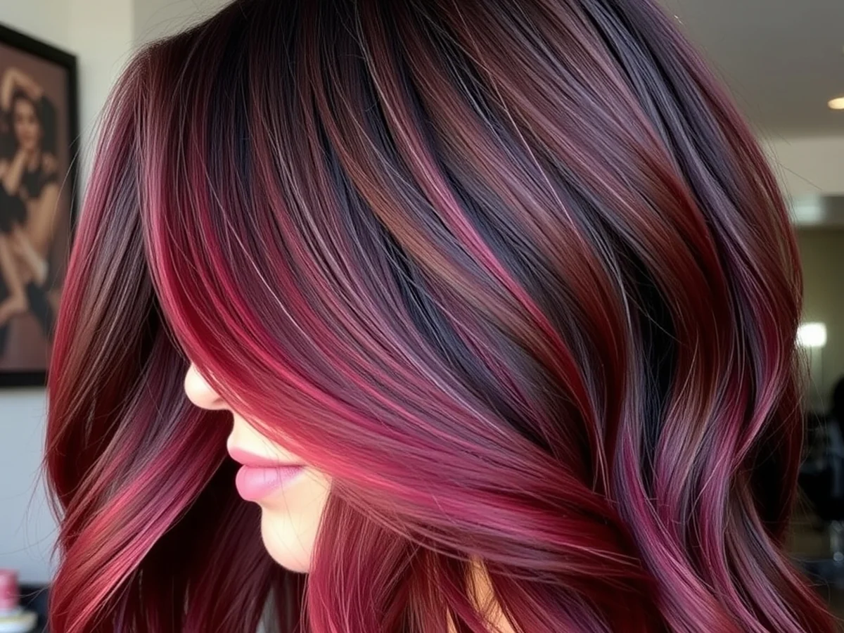 Chocolate Cherry Tint - gorgeous hair color