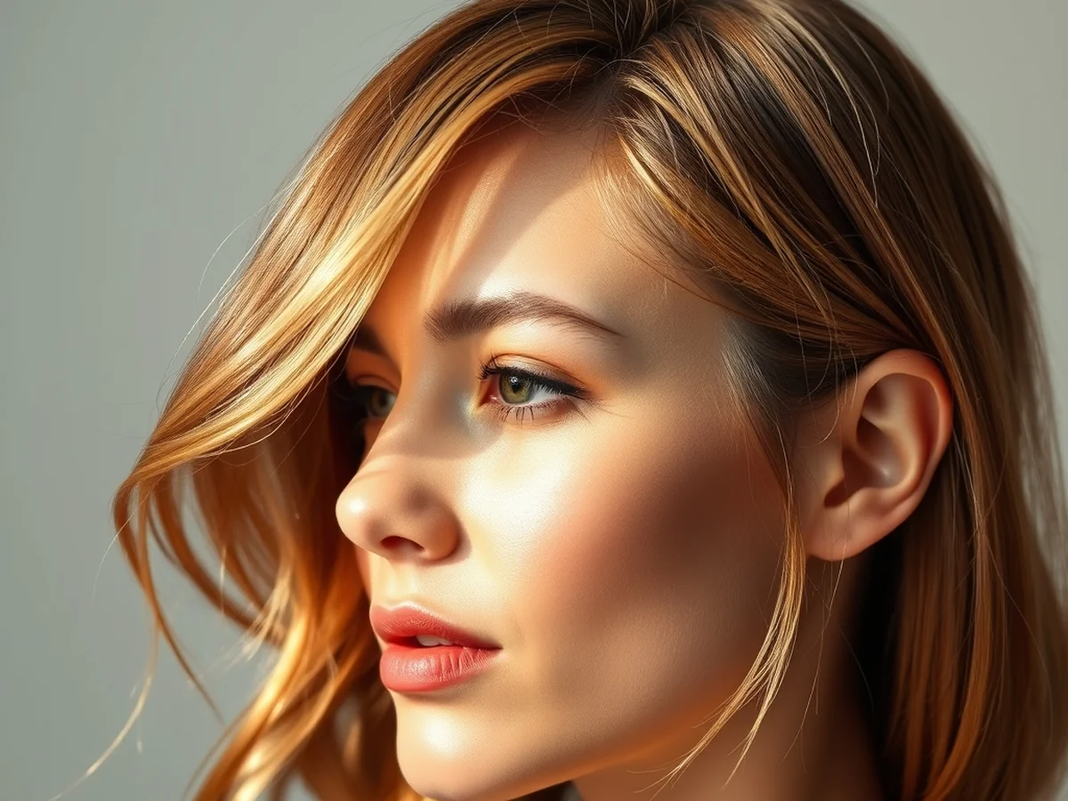 Golden Caramel Ribbons - gorgeous hair color
