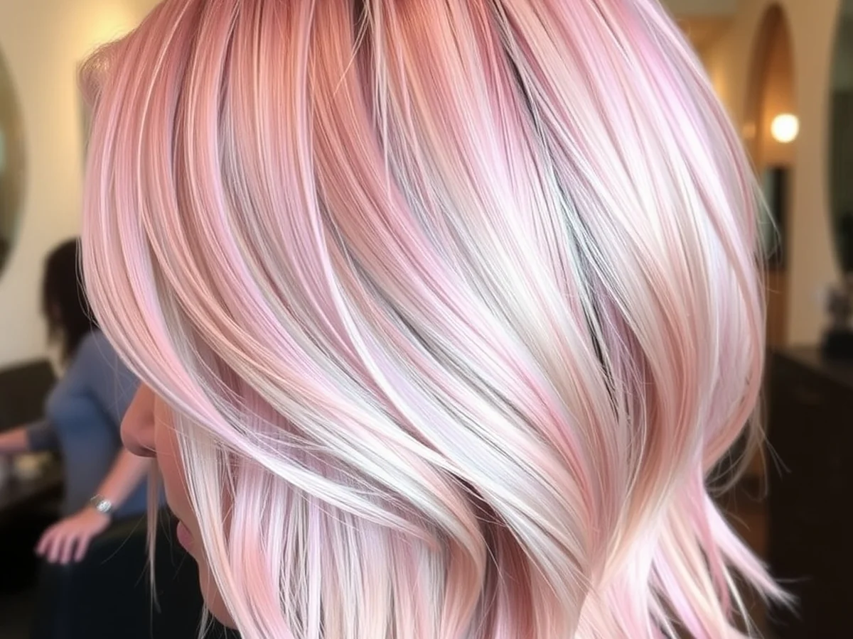 Rose Gold Glaze - gorgeous hair color