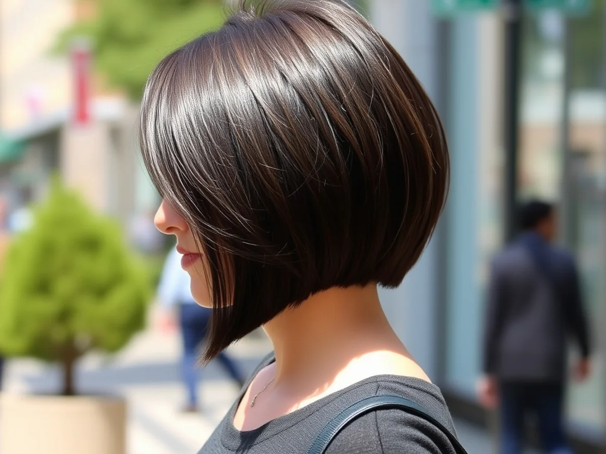 Blunt Collarbone Bob - haircut ideas for brunettes