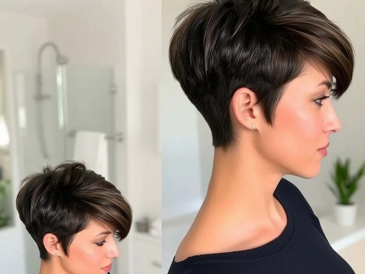 Tapered Pixie Style - haircut ideas for brunettes