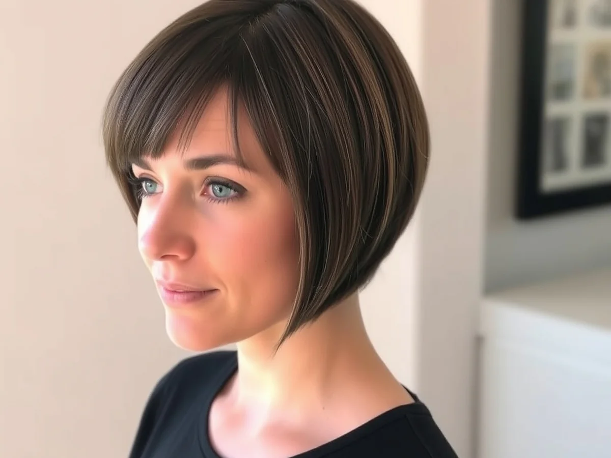 Blunt Cuts for Round Faces - hairstyles round faces