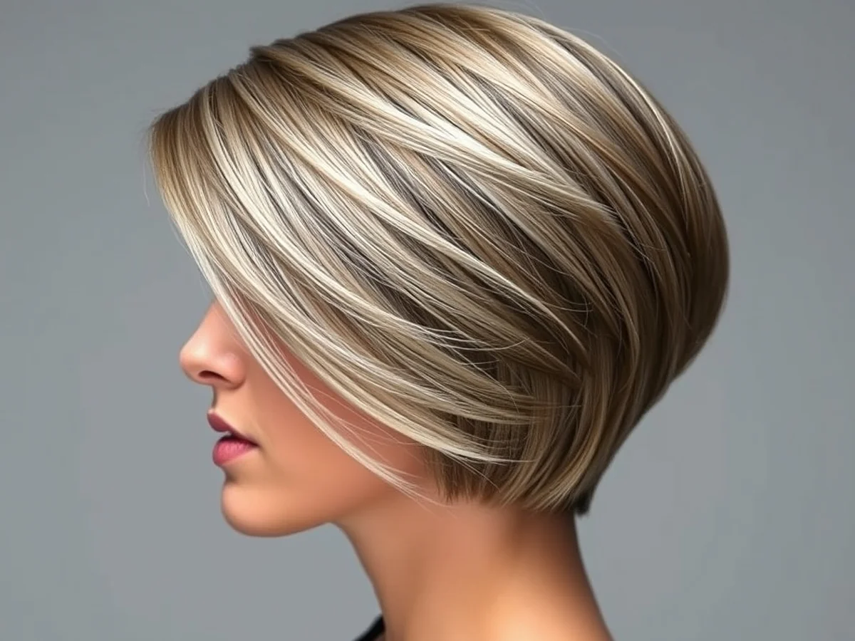 Graduated Bob Cut - hairstyles round faces