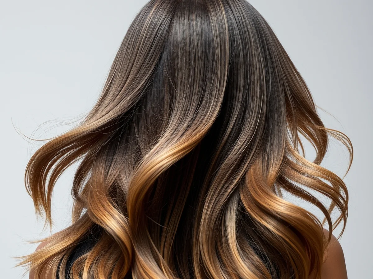 Soft Color Melt - honey brown balayage
