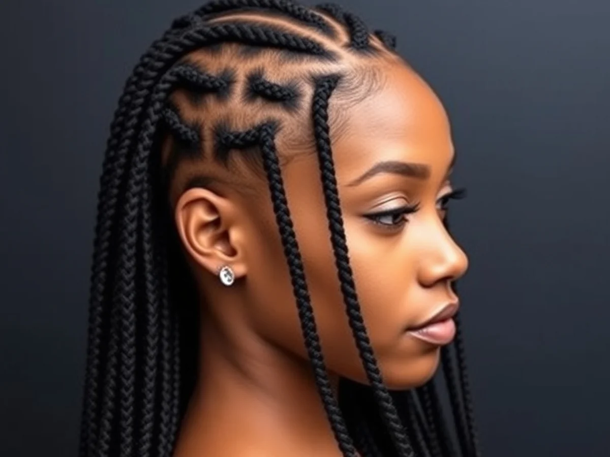 Braided Loc Base - loc style for long hairs