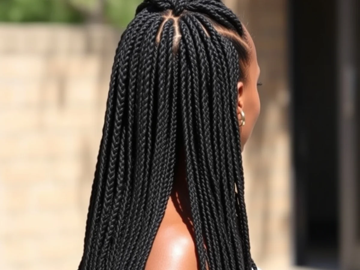 Waterfall Loc Style - loc style for long hairs