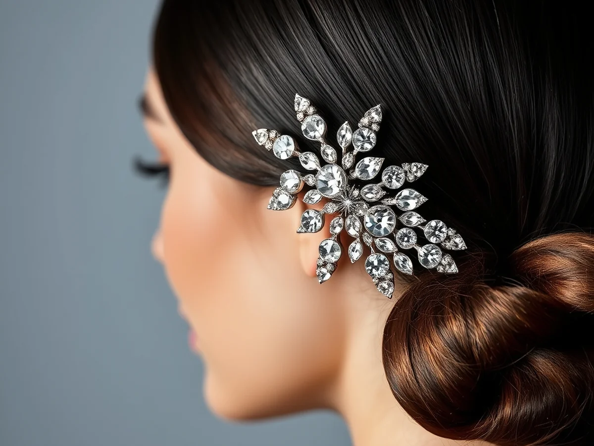 Crystal Hair Combs - must try styles with hair jewelry