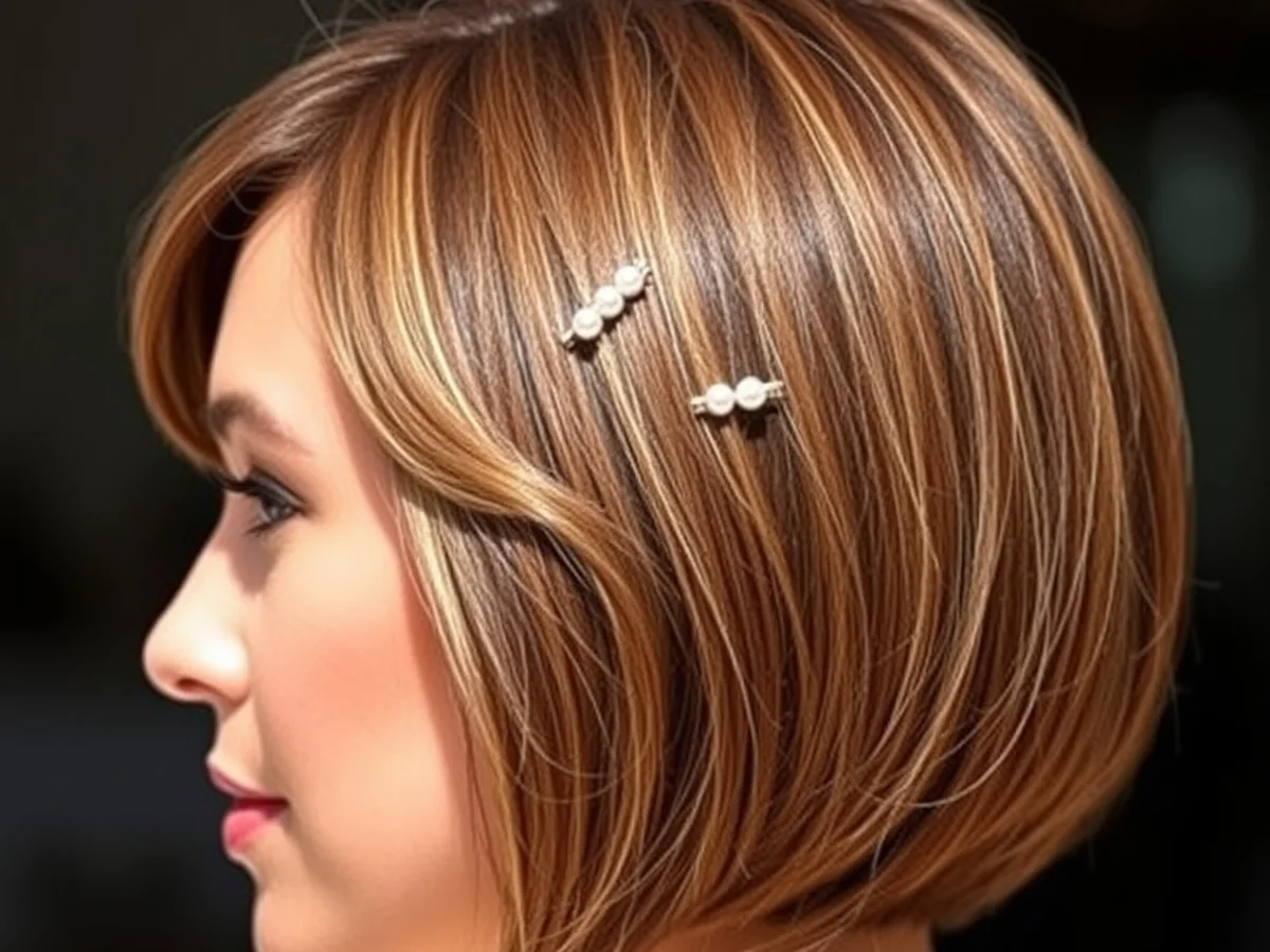 Short Bob Adornments - must try styles with hair jewelry