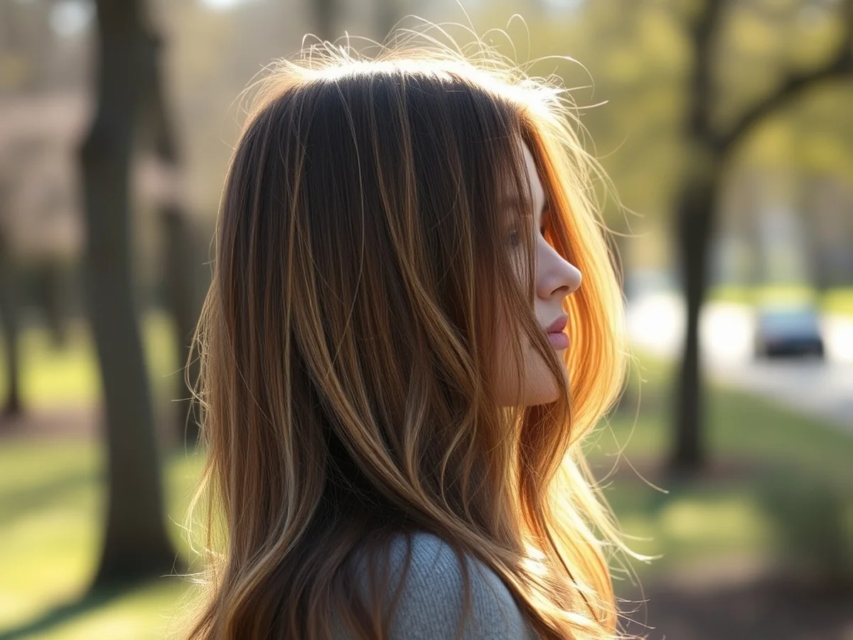 Honey Brown Balayage - spring brunettes hair color