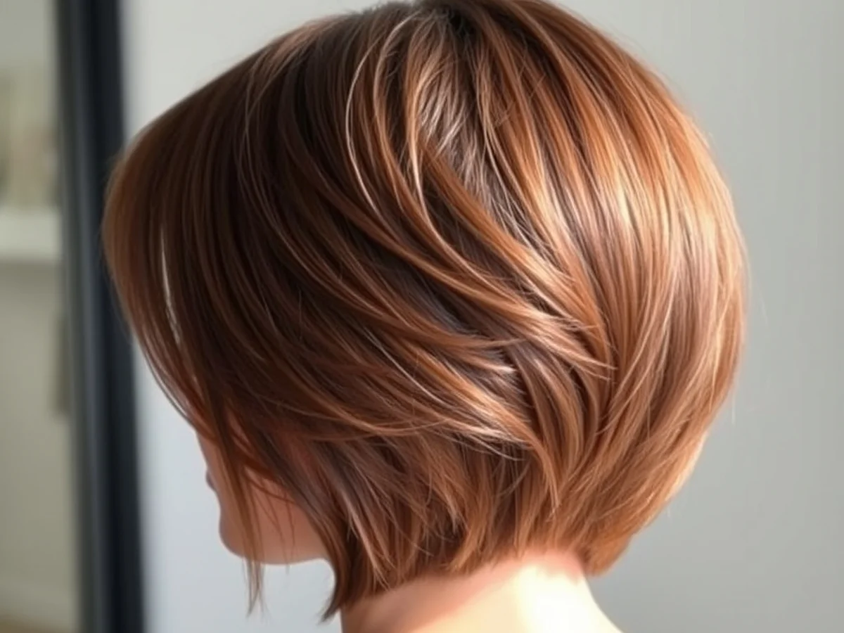 Classic Stacked Wedge - stylish modern wedge haircut