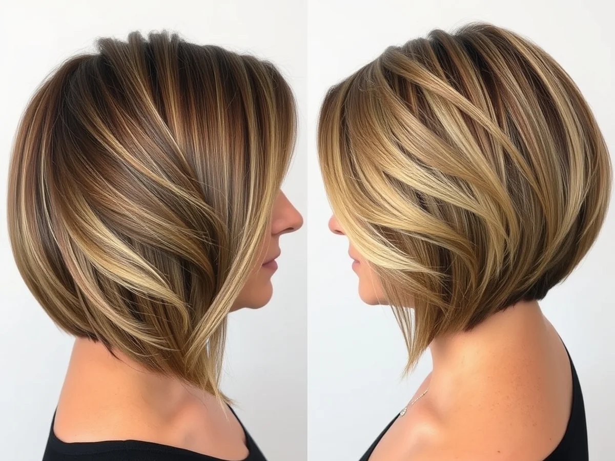 Short Wedge Transformation - stylish modern wedge haircut
