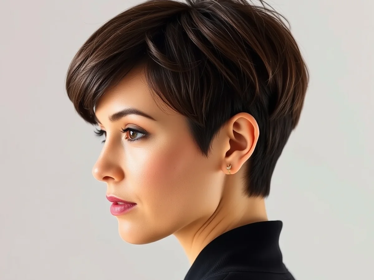 Soft Pixie Wedge - stylish modern wedge haircut