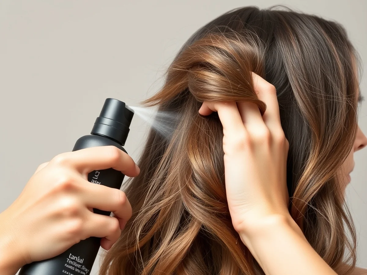 Texturizing Spray for Volume - updos for thin hair