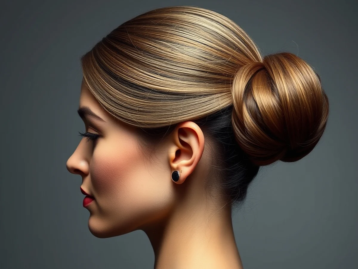 Vintage Roll Updo - updos for thin hair