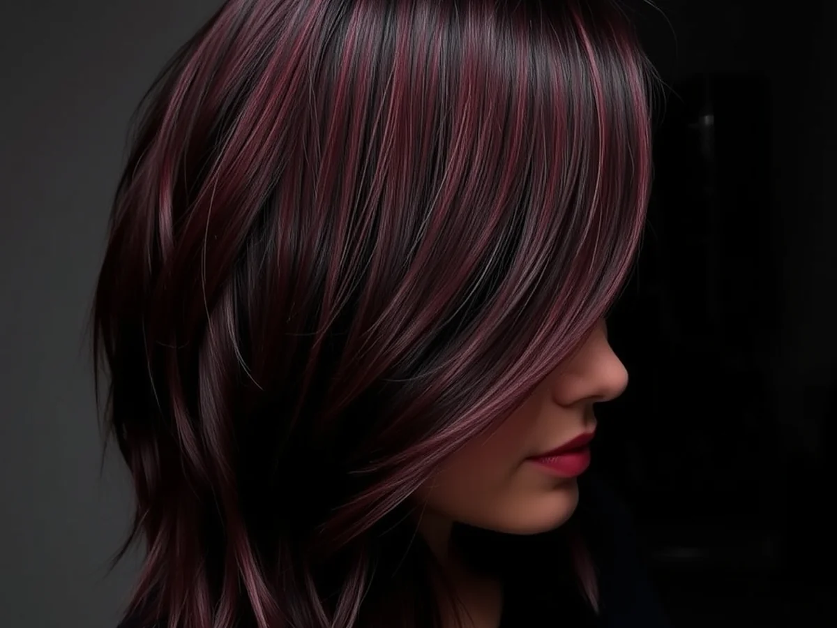 Dark Wine Red Shades - wine red hair color