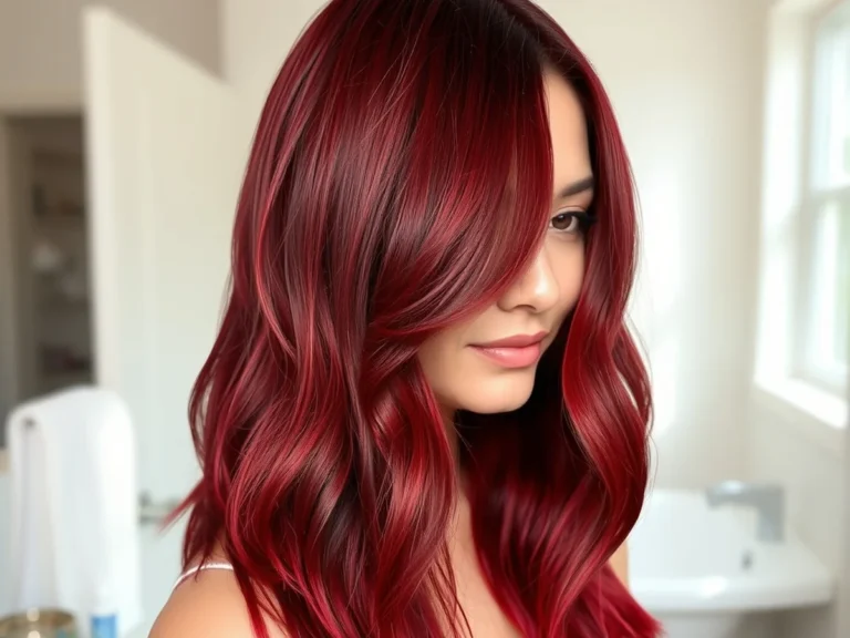 25 Wine Red Hair Color Ideas for a Bold New Look - wine red hair color