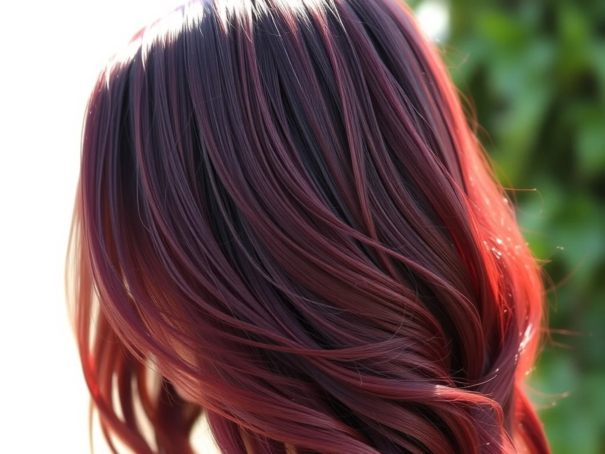 Keeping Wine Red Healthy - wine red hair color