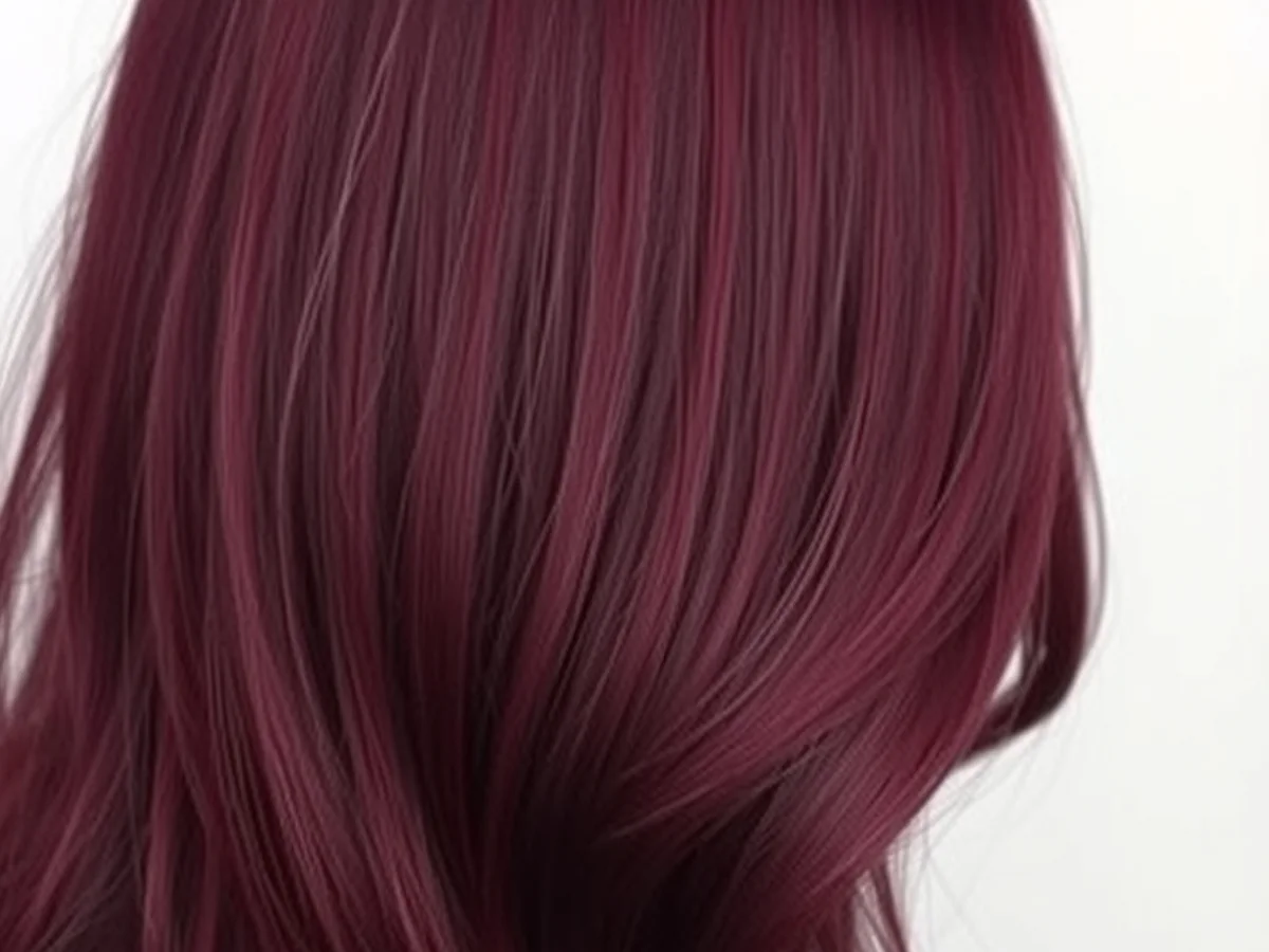 Merlot Hair Color - wine red hair color