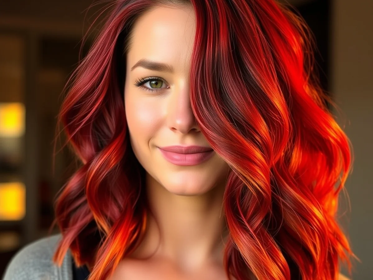 Warm Undertone Matches - wine red hair color